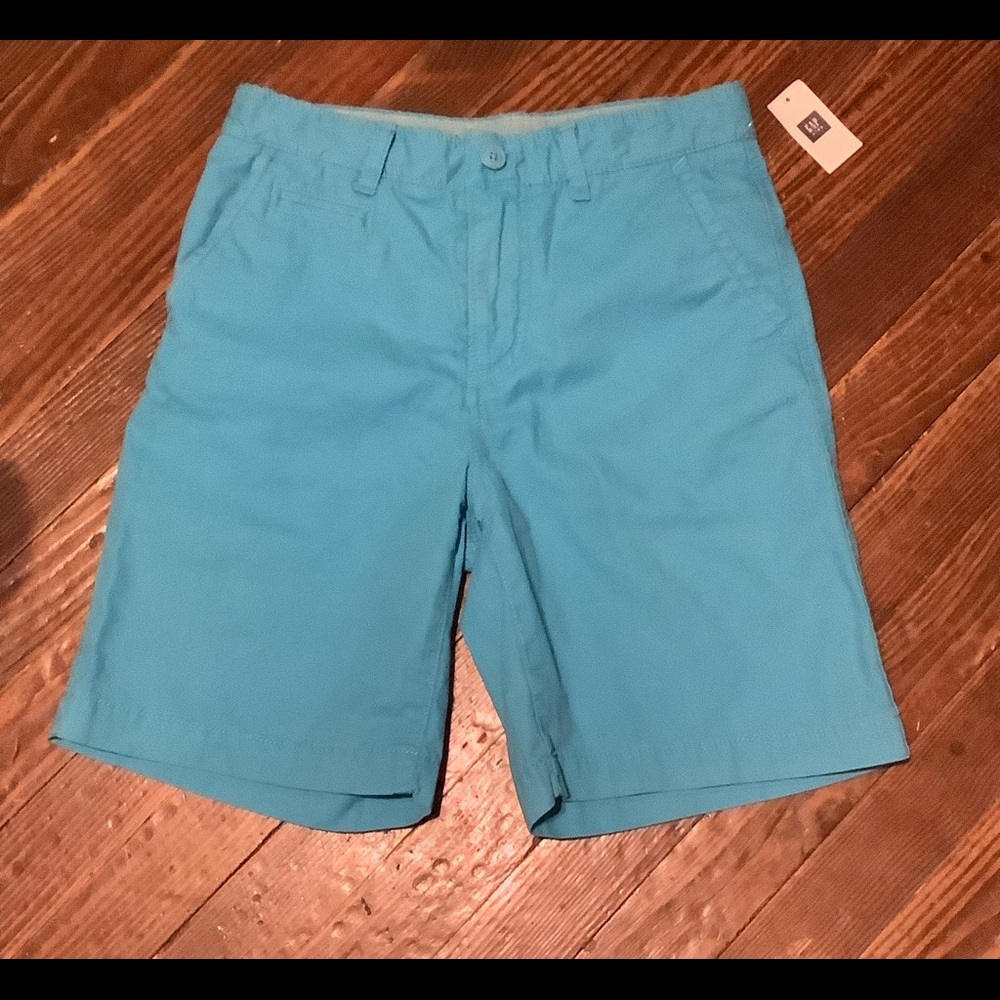 GAP Size 7 Husky Aqua Blue Shorts NEW with tags